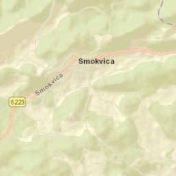 Smokvica Street Map