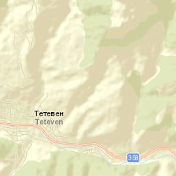 Teteven Street Map