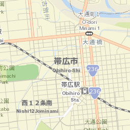 Obihiro Street Map