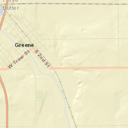 Greene Street Map