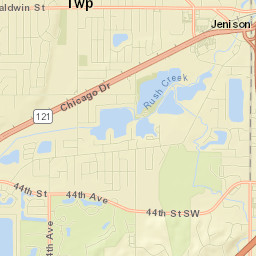 Jenison Street Map