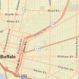 Buffalo Street Map