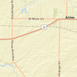 Alden Street Map