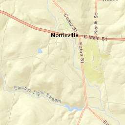 Morrisville Street Map