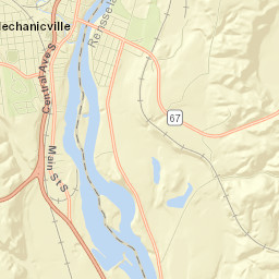 Mechanicville Street Map