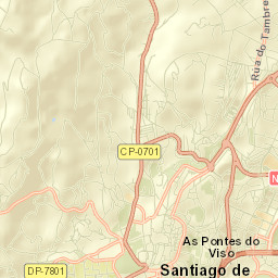 Santiago de Compostela Street Map