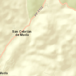 San Cebrián de Mudá Street Map