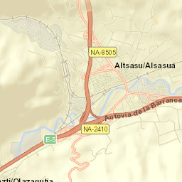 Altsasu Street Map