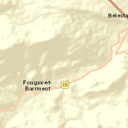 Bélesta Street Map