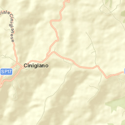 Cinigiano Street Map
