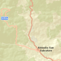 Abbadia San Salvatore Street Map