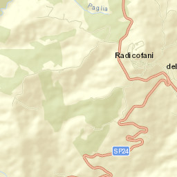Radicofani Street Map
