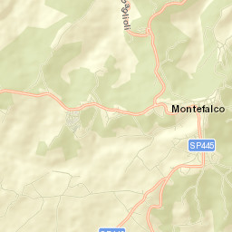 Montefalco Street Map