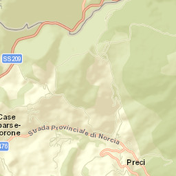 Preci Street Map