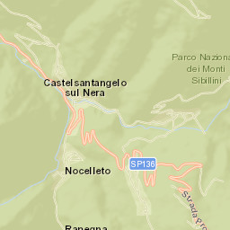 Castelsantangelo sul Nera Street Map