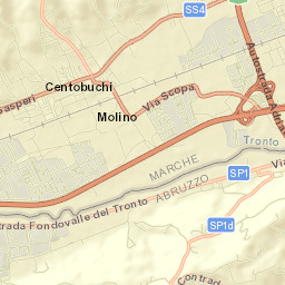 Centobuchi Street Map