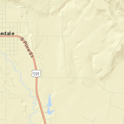 Pinedale Street Map