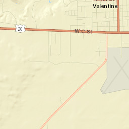 Valentine Street Map