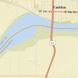 Yankton Street Map