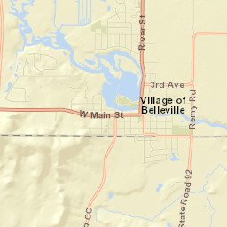 Belleville Street Map