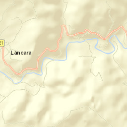Láncara Street Map