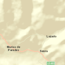 Murias de Paredes Street Map