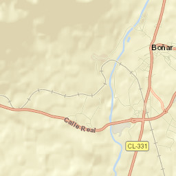 Boñar Street Map