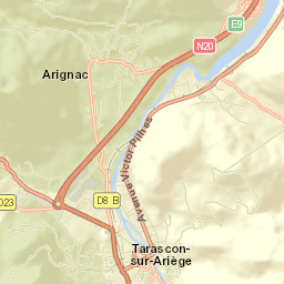 Tarascon-sur-Ariège Street Map