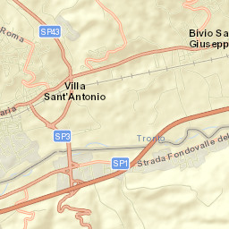 Villa San Giuseppe Street Map