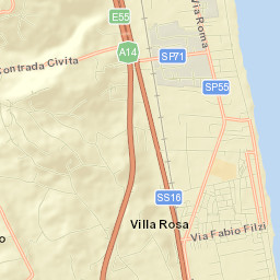Villa Rosa Street Map