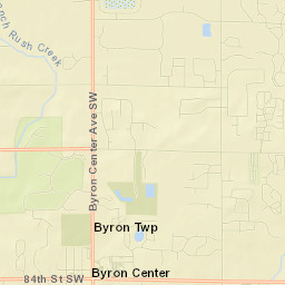Byron Center Street Map