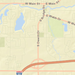DeWitt Street Map