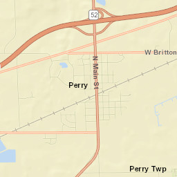 Perry Street Map