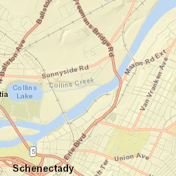 Schenectady Street Map