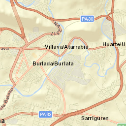 Atarrabia Street Map