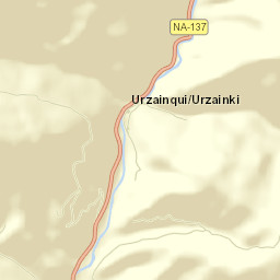 Urzainqui Street Map