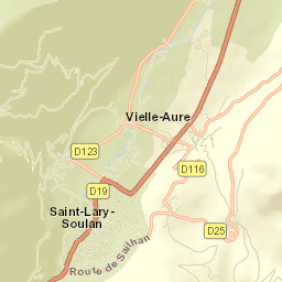 Saint-Lary-Soulan Street Map