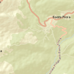 Santa Fiora Street Map