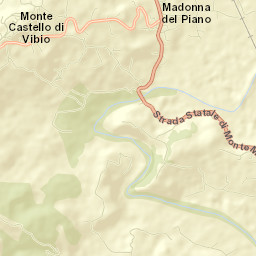 Monte Castello di Vibio Street Map