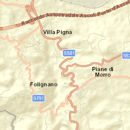 Villa Pigna Street Map