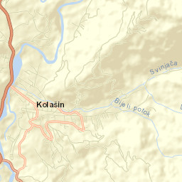 Kolašin Street Map