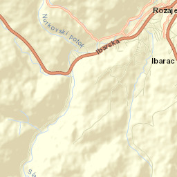 Rožaje Street Map
