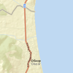 Obzor Street Map
