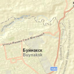 Buynaksk Street Map