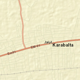 Kara-Balta Street Map