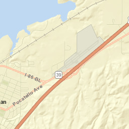 2789-2791 Marina Rd, American Falls, ID Street Map