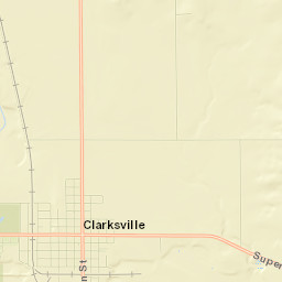 Clarksville Street Map
