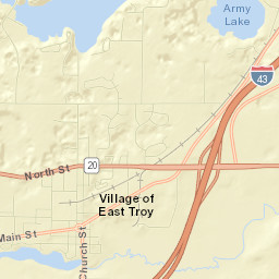 East Troy Street Map