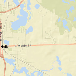 101-149 East Maple Street, Holly, MI 48442 Street Map