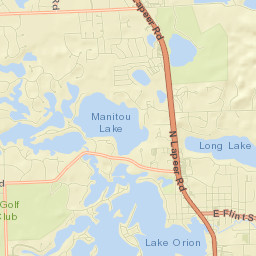 Lake Orion Street Map